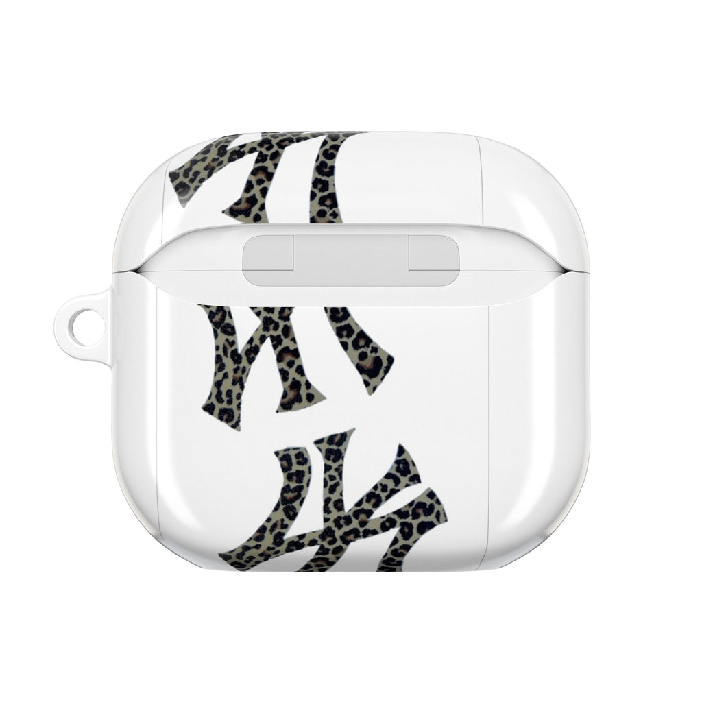 NY Leopard - White Stylish AirPod Case