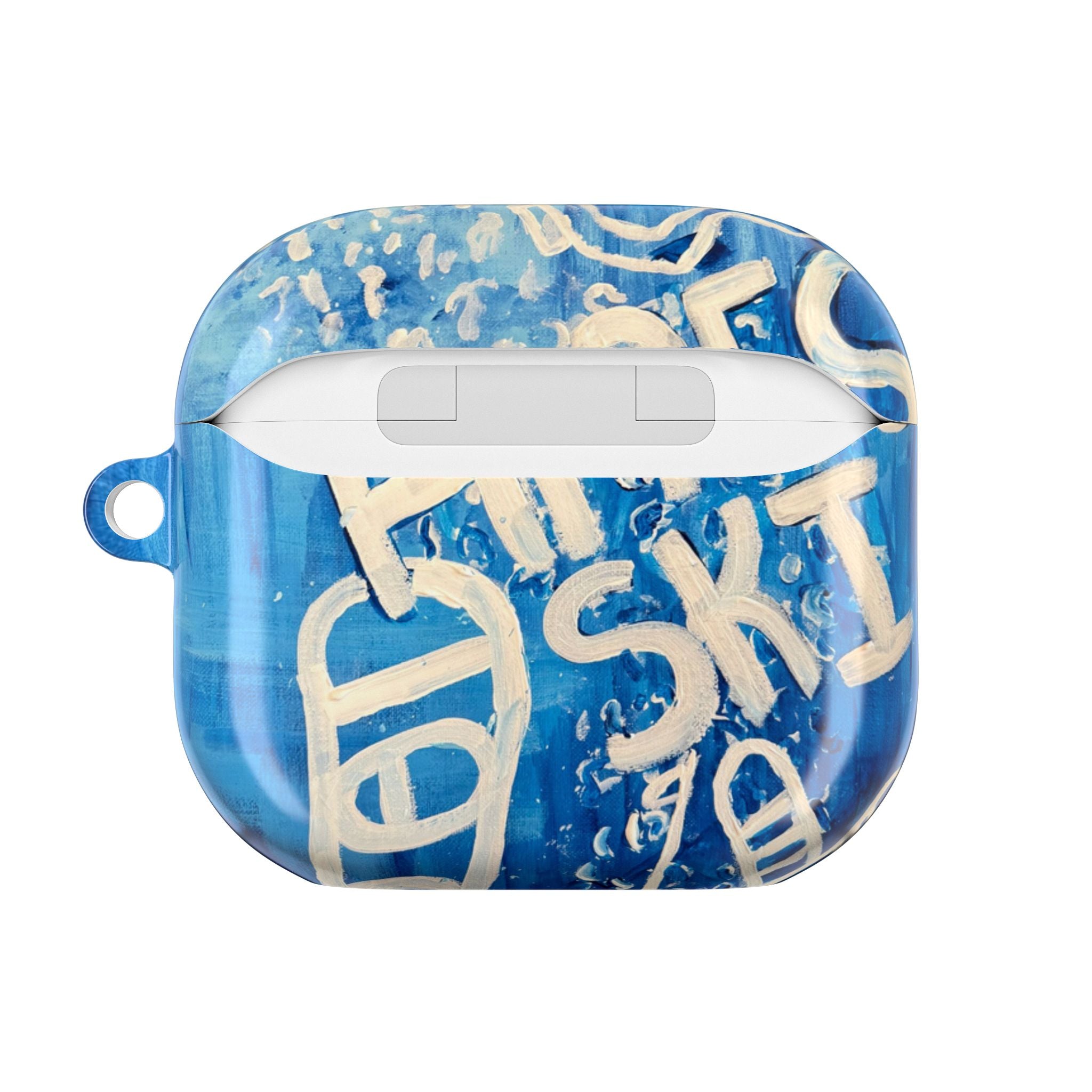 'Après Ski' — Blue Winter AirPods Case
