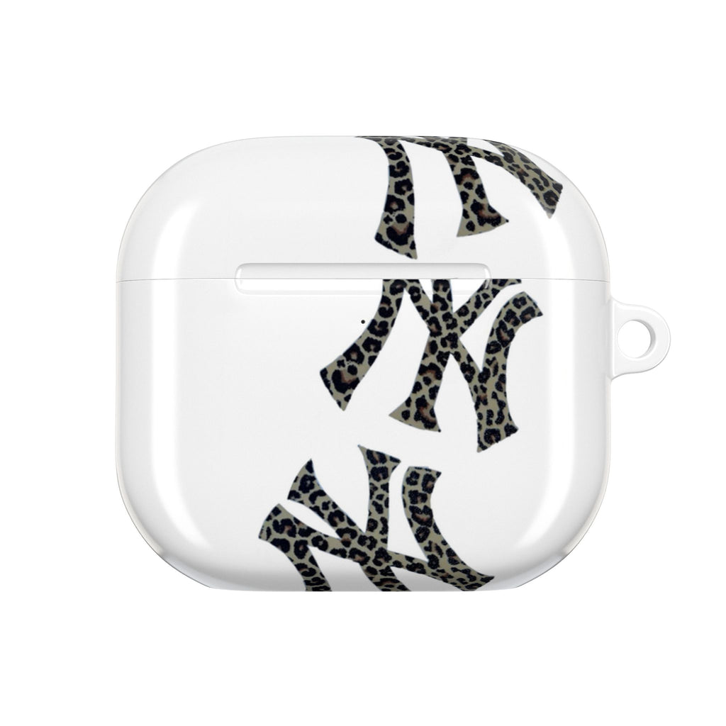 NY Leopard - White Stylish AirPod Case