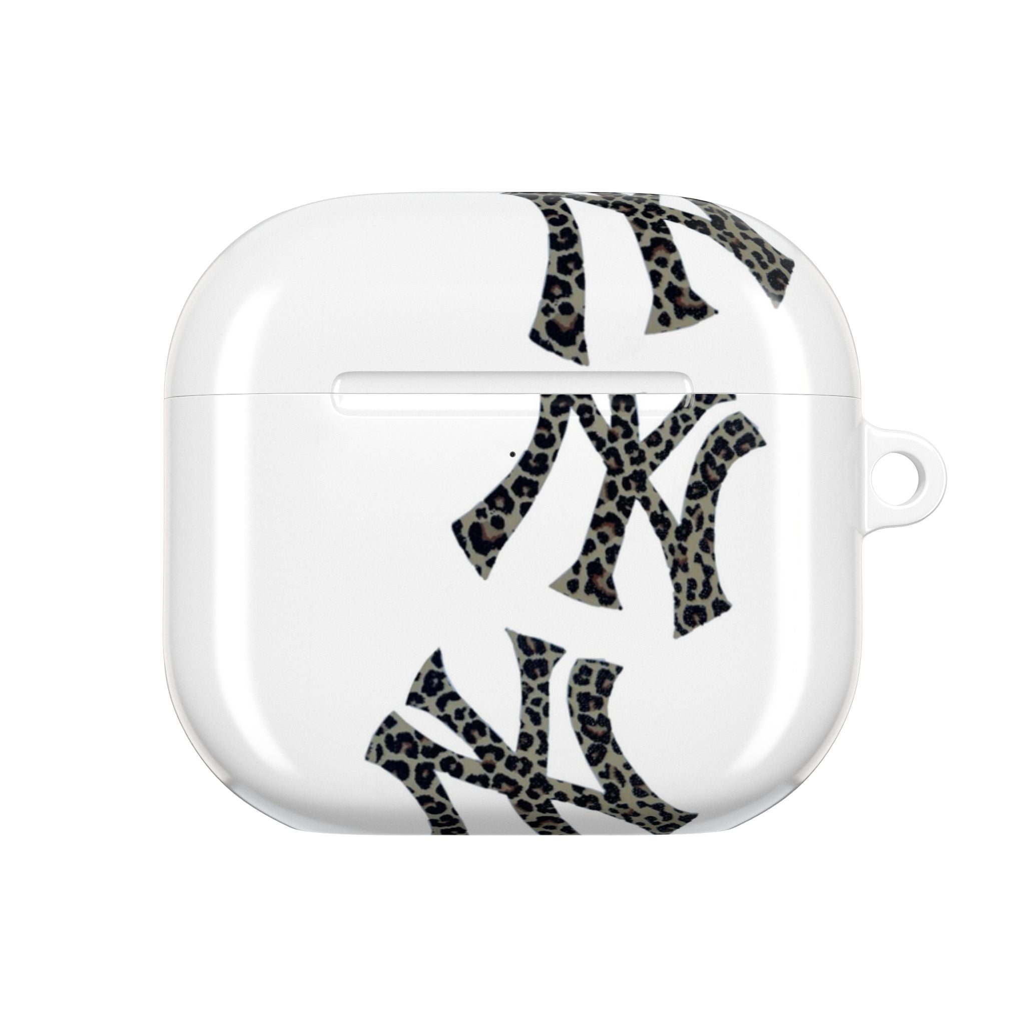 NY Leopard - White Stylish AirPod Case