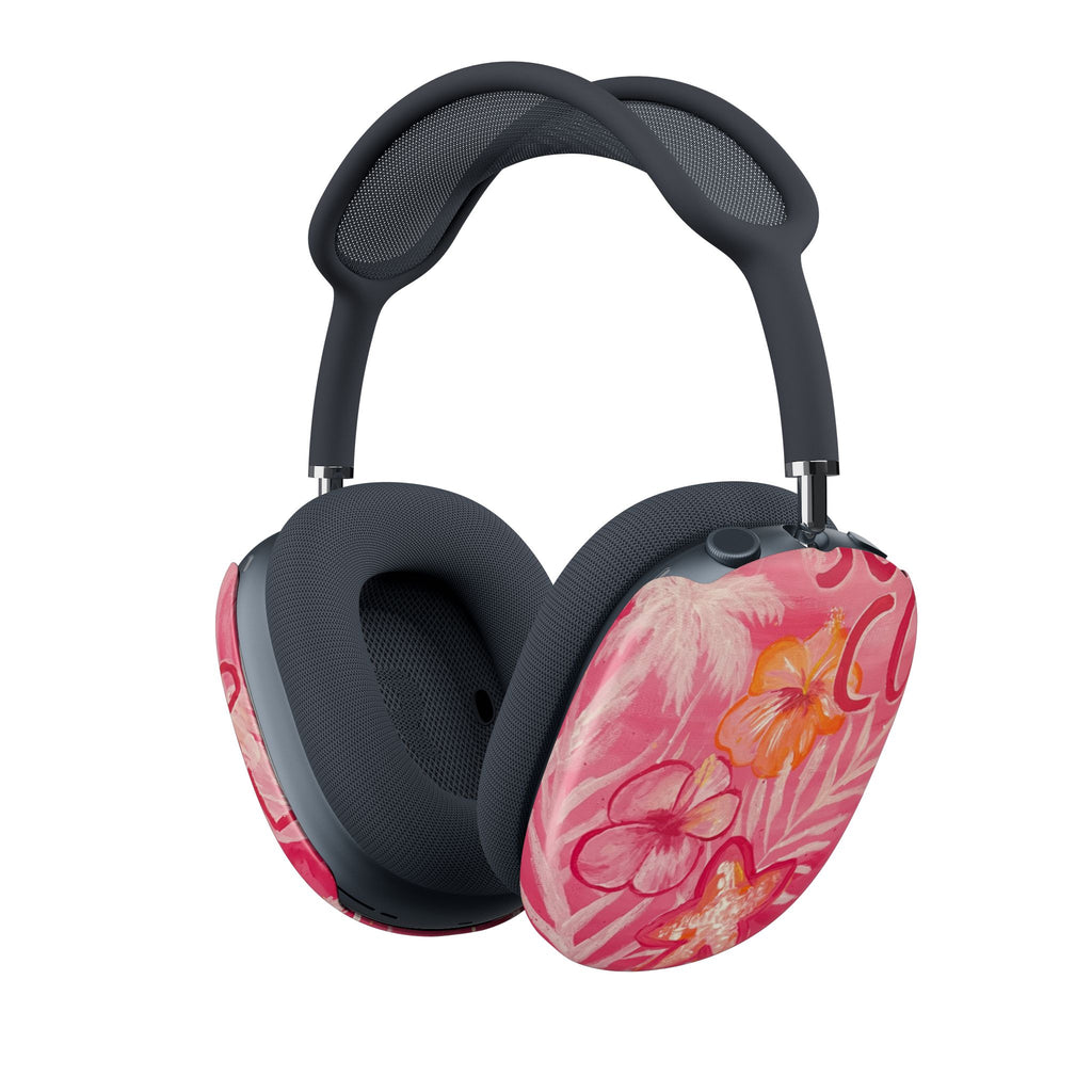'Surf's Up Cowgirl' — Pink Tropical AirPod Max Case