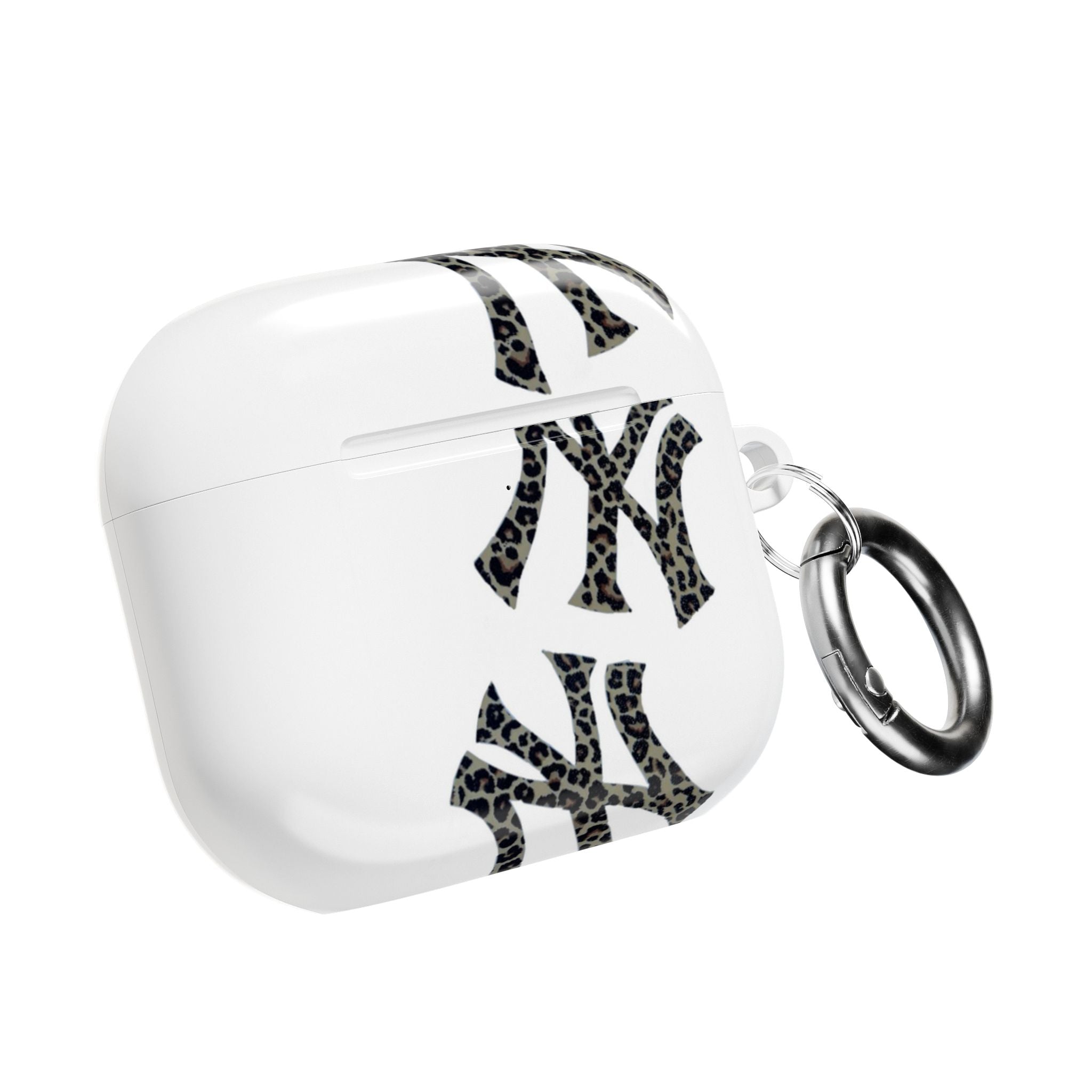 NY Leopard - White Stylish AirPod Case